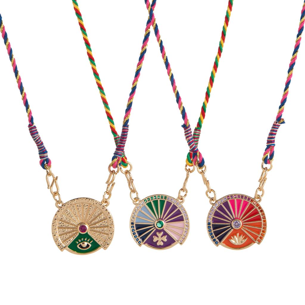 Rotatable Tarot Coin Necklace Adjustable Chain Length Mystical Design Neckchain for Occult Enthusiasts and Lover