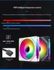 14cm Hydraulic Bearing Chassis Fan with RGB Sync, Shockproof Feet, and Silent Operation for PC Cases.