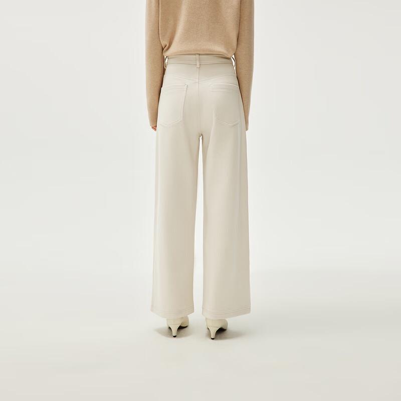 HLA Women's Thickened Straight-Leg Casual Winter Pants