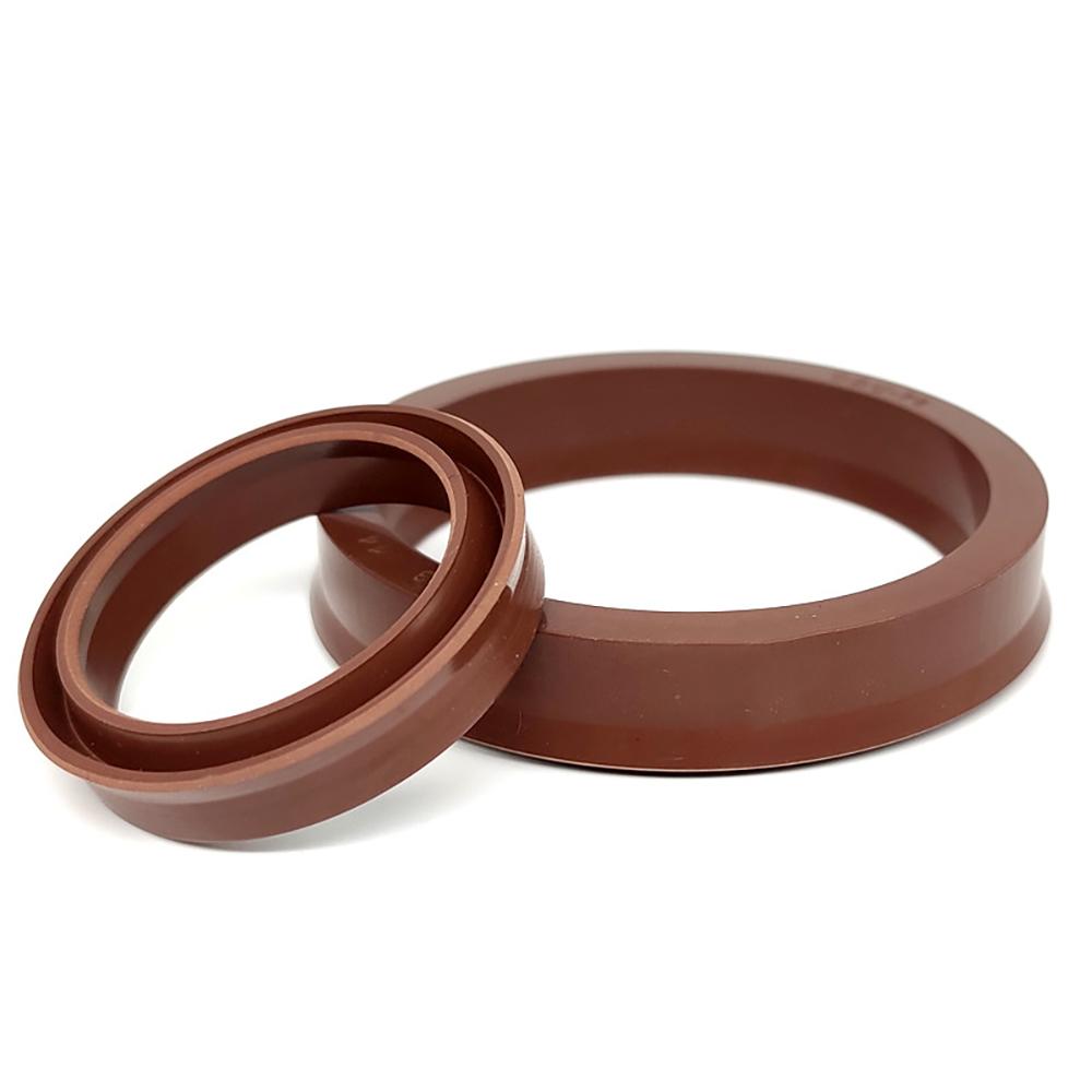 YXD/ODU/Y Hydraulic Oil Seal FKM Seal Gasket Brown Rubber High Temperature&Wear-Resistant Seal Gasket OD 16-130mm Thick 8-18mm