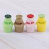 4Pcs Dollhouse Miniature Toy Milk Bottle Home Decor Scene