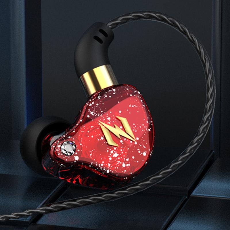 

Оригинальные проводные наушники NUNE-ZEN с сабвуфером, всенаправленный объемный звук высокого разрешения на 360°, наушники AUX 3,5 мм с микрофоном красный