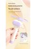 Cat Paw UFO Frisbee: LED Light-up Luminous Pet Teaser Toy