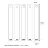 5Pcs Clay Thickness Ruler Clear Acrylic Thickness Gauge For Detailed Pottery Sculpture and Ceramic Texturing Project