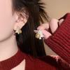 2025 Rotatable Snowflake Christmas Tree Stud Earrings - Women's Luxury Unique Jewelry