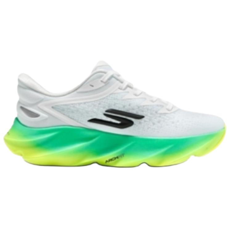Skechers Scarpe da Ginnastica Casual Basse da Uomo Go Comfortable Fabric Ammortizzazione Supporto Scarpe da Corsa Casual Uomo Sneakers Bianco Verde 246215-WMLT