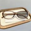 Small Frame Cat-Eye Photochromic Myopia Glasses Outdoor UV-Protective Goggles Anti-blue Light Turn Grey Minus Diopter Eyeglasses