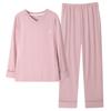 Island Fleece Pajamas Women'S Autumn And Winter Loungewear Thickened Coral Fleece Casual Wear Suit