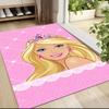 Princess Barbie Dream World Carpet Rug Soft Washable Antislip Home Living Room Sofa Mats Personalized Christmas Rug