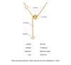 Brushed Roman Interlock Clavicle Chain: Luxury Titanium Steel Necklace for Women