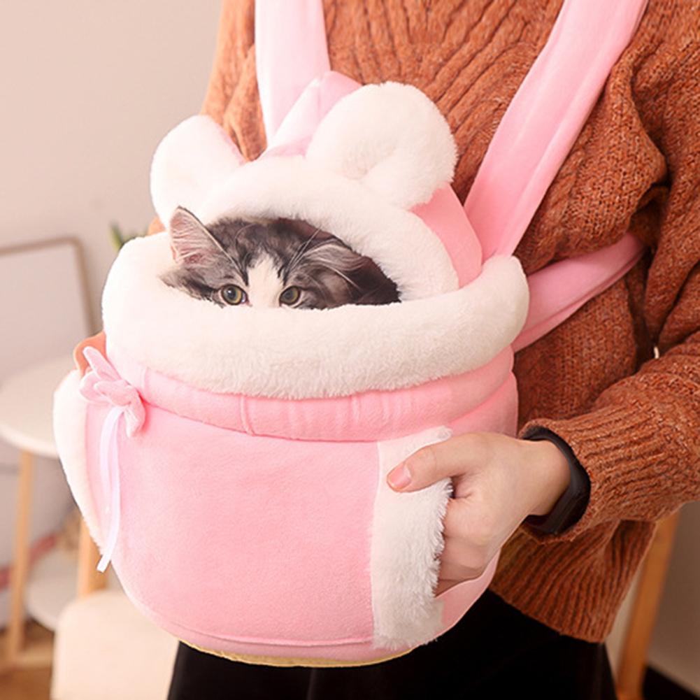 Winter Warmer Katzen Rucksack Weich Gemütlich Niedlich Plüsch Haustiere Käfig Alles In 1 Stil Katze Tasche Tragetasche Für Draußen Reisen Haustier Zubehör