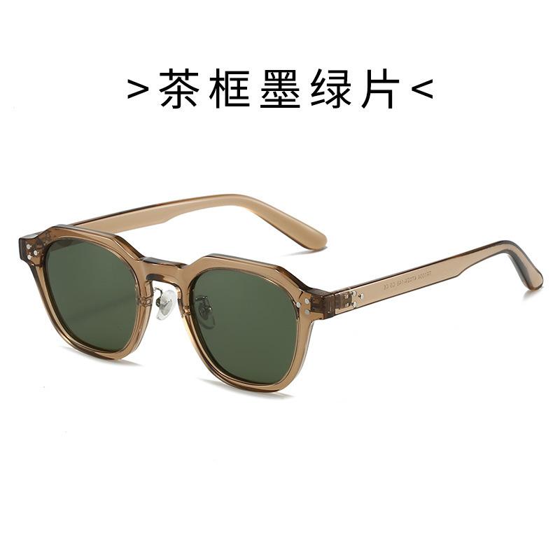 TR1004 Occhiali da sole polarizzati TR90 moda uomo di nicchia coreana, popolari tra gli influencer per la fotografia di strada, occhiali accessori trendy vintage da donna