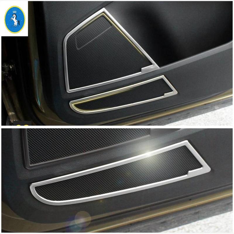 Innere Automatiktür Stereo-Lautsprecher Audio-Lautsprecher Sound-Dekorationspanel Abdeckung Zierleiste Für Skoda Kodiaq 2017 - Innenausstattung Zubehör