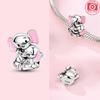 copper Charm Bead Charms Cute Cats Dogs Elephant Bear Bead Charms Compatible With Authentic Bracelets Do It Yourself Necklaces Making Accessories Wome
