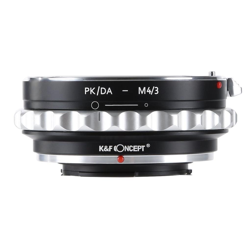 CONCEPT Mount Adapter for to Micro Four Thirds Compatible with Series Lenses to High Precision and Infinity Focus K&F PK/DA-m4/3 K-Mount Mount,