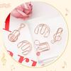 50Pcs Mini Paper Clip Music Note Shaped Paper Clip Home Office Note Paper Clips