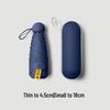 Cartoon Mini Sun & Rain Five-Fold Umbrella for Women - Portable, Sunscreen, and Dual-Use