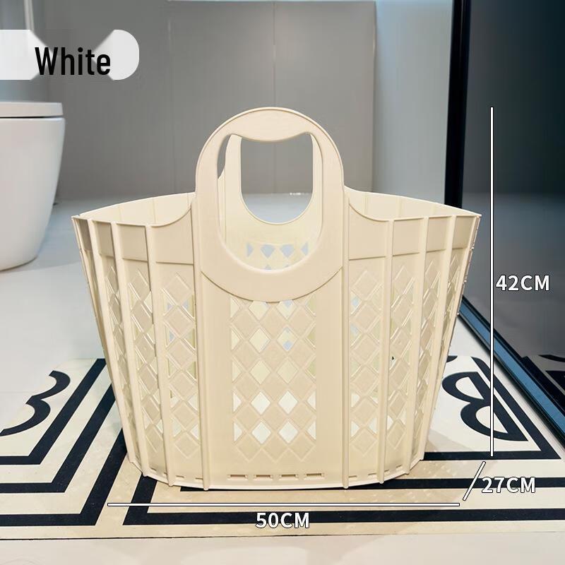 Foldable Large Capacity Plastic Laundry & Toy Basket