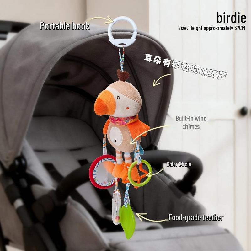 Baby Stroller Mobile: Crib Rattle & Car Seat Soothing Toy