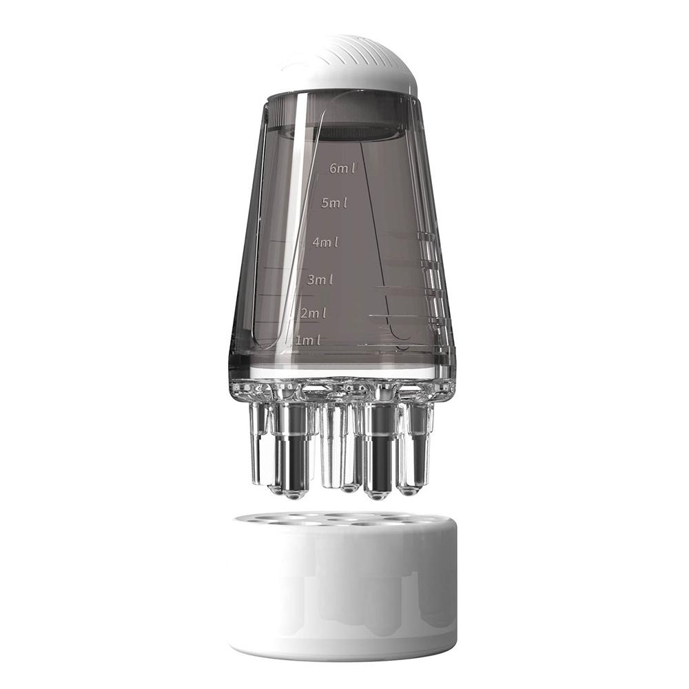 Hair Growth Oil Applicator Bottle With Scalp Massager Comb - Ball-Tip Dispenser for Easy Application and Scalp Massage