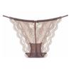Ultra-Thin Lace Low-Rise Transparent Panties for Women with Pure Cotton Crotch and Butt-Lifting Design