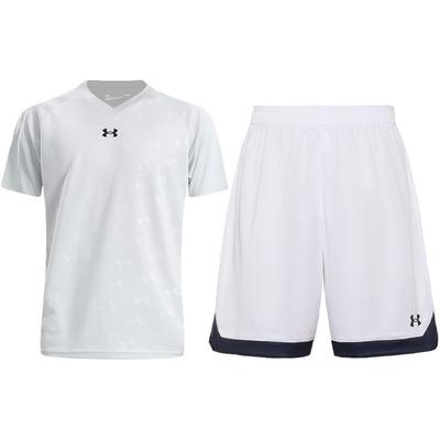 Quick-Dry Loose Knit Training Casual Sports Suit Men Suits White 21500531-009+21500202-100