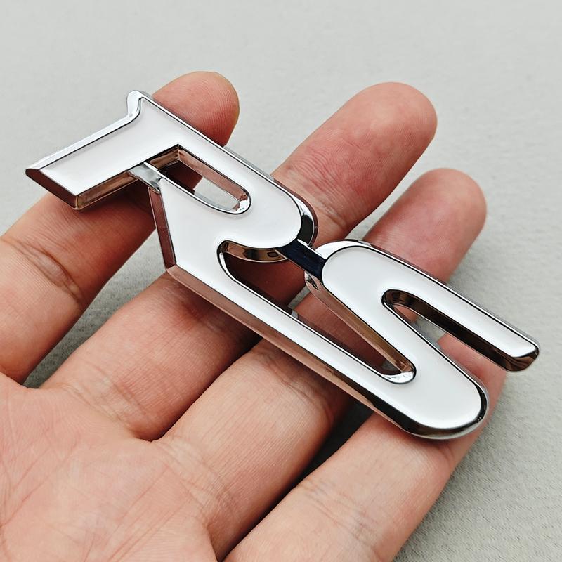 

3D ABS Car Sticker Logo RS Letters Rear Trunk Emblem Badge For Chevrolet Road Sport Cruze Camaro Trax Blazer Malibu Accessories