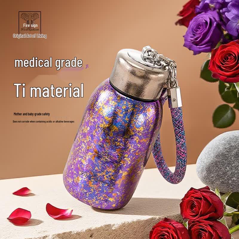 Titanium Dudu Pure Titanium Insulated Portable Water Bottle