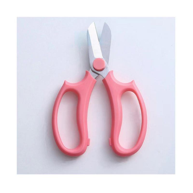 1Pc Classic Style Stainless Steel Garden Scissors, Wide Blade, Manual, No Power Needed, for Floral Arrangements and Pruning - Home Gardening Tool