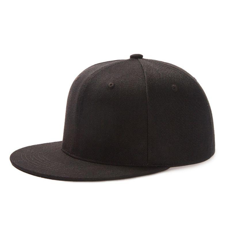 Classic Solid Plain Snapback Hat With Adjustable Fit For Men And Women