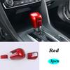 Car Inner Cover Stick Chrome ABS Shift Knob Control Top Lamp Frame Trim Stick For Honda Civic 10th 2016 2017 2018