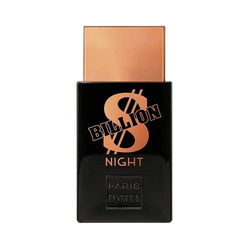 Paris Elysees Billion Night - Billion Dollar Collection Perfume Created in France Eau de Toilette Natural Spray Perfume for Men 100ML (3.3fl.oz.)