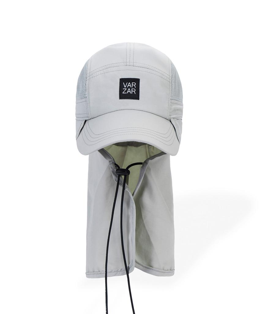 Bajal Reflecting Logo Sunshield 2-Way Camp Cap Grey