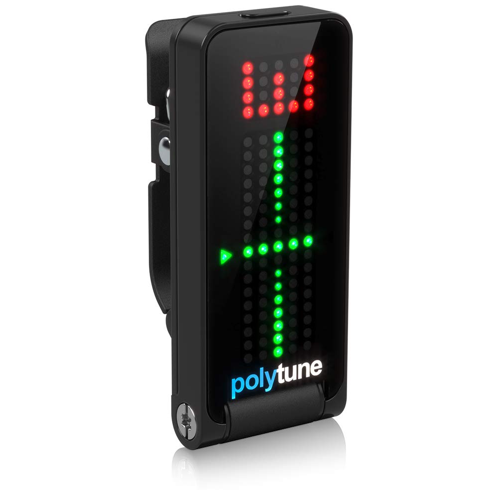 Tc Electronic Polyphonic Clip Black Tuner,