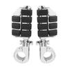 32mm Pair Universal Motorcycle Footrest with Fixing Bracket for Motorbike ATV UTV Scooter