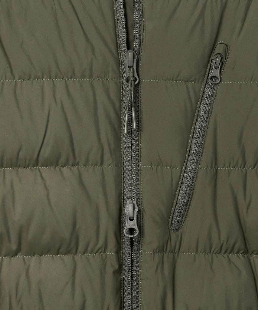 Musinsa Standard [City Leisure] Round Neck Light Down Jacket [Khaki]