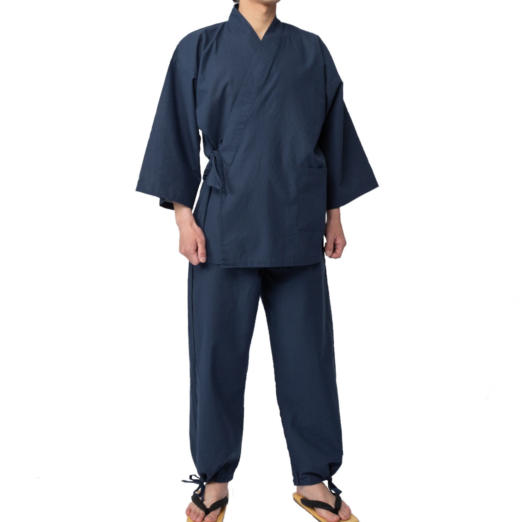 

Morioru Samue Top and Bottom Navy Size LL Men s Set, Blue, [100% Cotton, Lightweight, Men s, Spring, Summer, Fall]