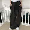 New Arrivals Open Run Women Casual Cotton Blend Track Two Way Wide Band Pants