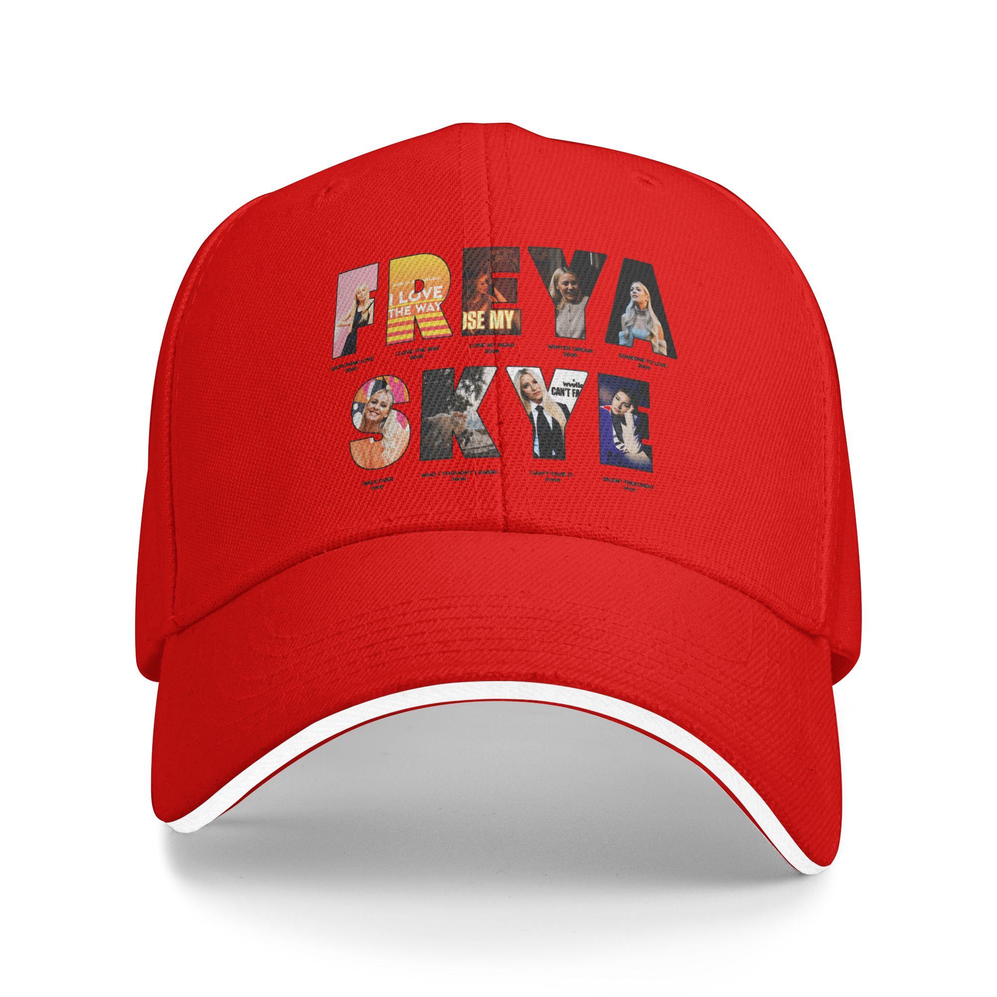 

Summer Freya Skye Baseball Cap Outdoor Sports Fashion Design Sun Hip Hop Hats UnisexTeens SunProof Baseball Caps One Size