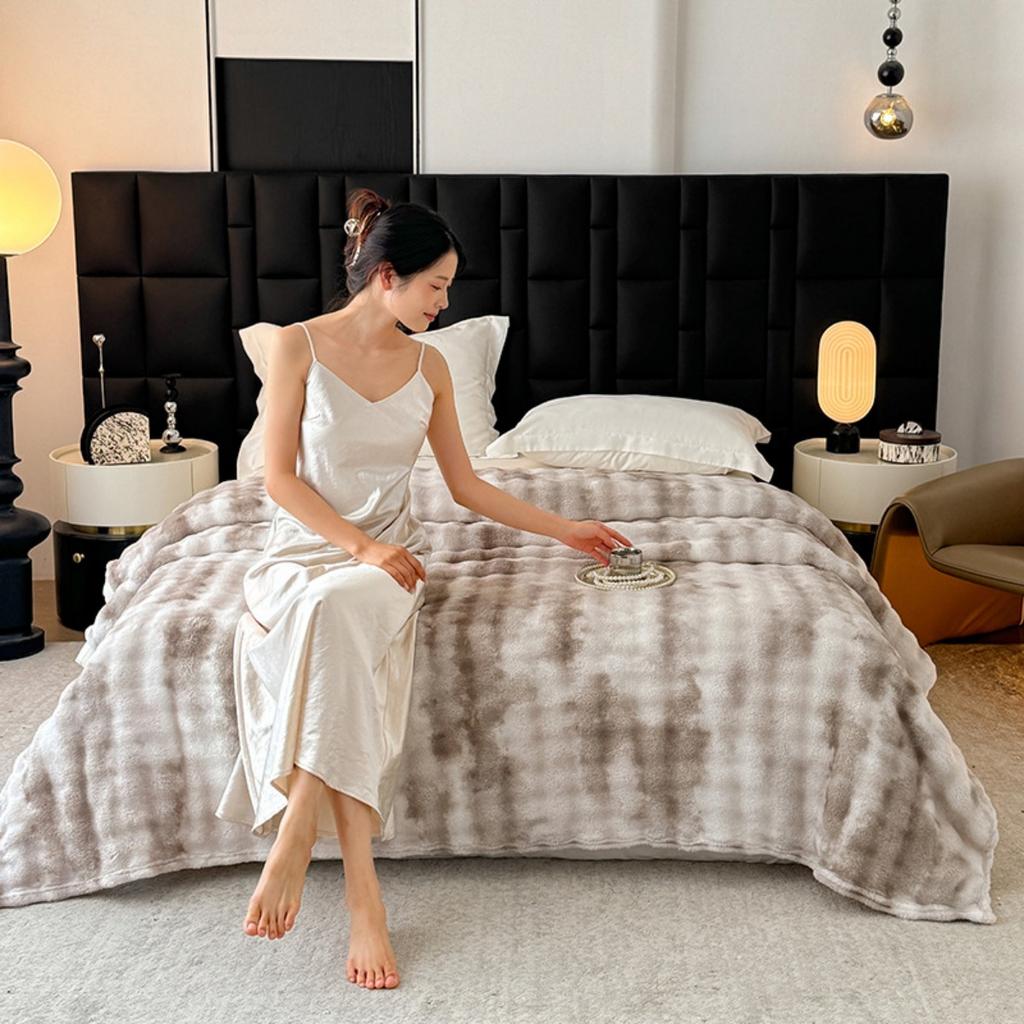 Bubble Velvet Blanket, Thickened Flannel, Coral Velvet Blanket, Office Nap Blanket, Single Air Conditioning Blanket