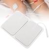 20 Stück Physiotherapie Elektrodenpads 6x9cm Vliesstoffe 2.0 Löcher Silikon Kontaktstift Elektrode