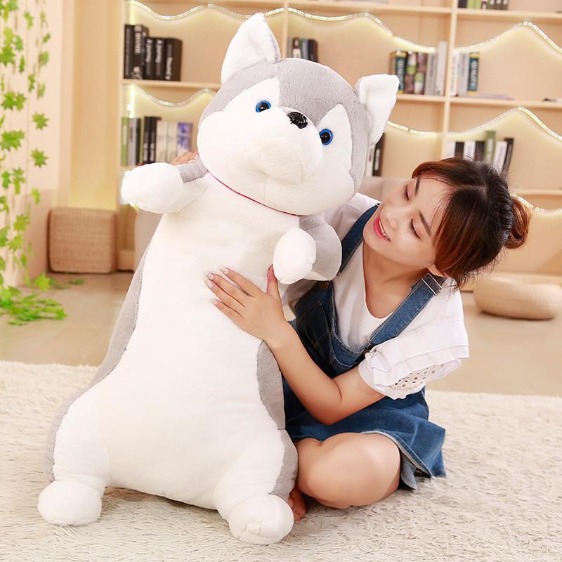 Husky Cartoon Shiba Inu Plush Toy Cute Cartoon Pillow Sleeping Companion Gift