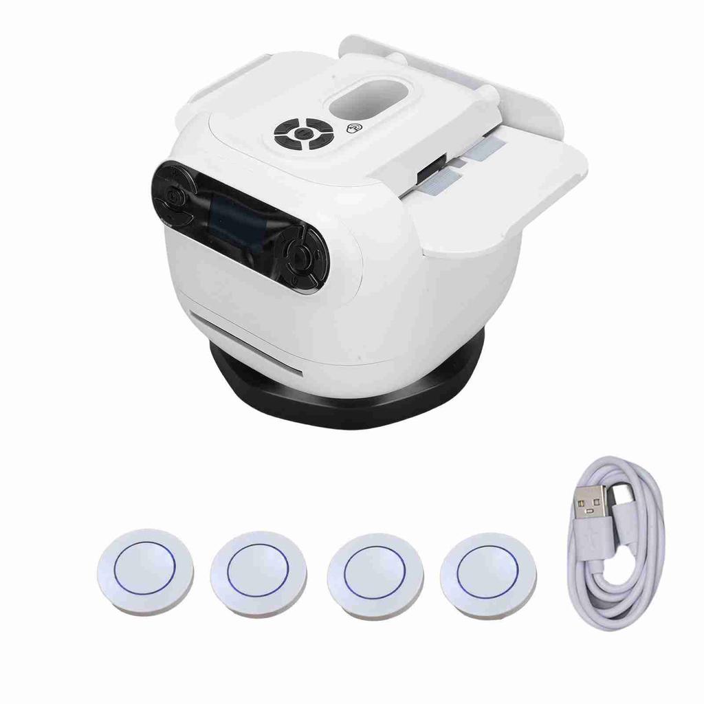 Automatic Card Shuffler Dealer 360 degrees Rotating Programmable Rechargeable Electric Card Shuffling Dealing Machine