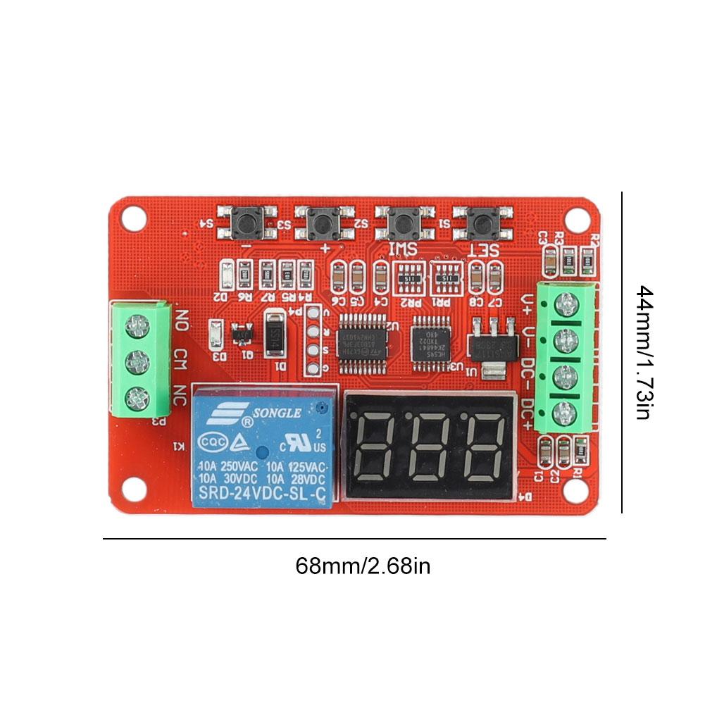 DVB01 Digital Voltage Comparator Module DC 5V 12V 24V Voltage Measurement Charge Discharge Monitor Electronic Components