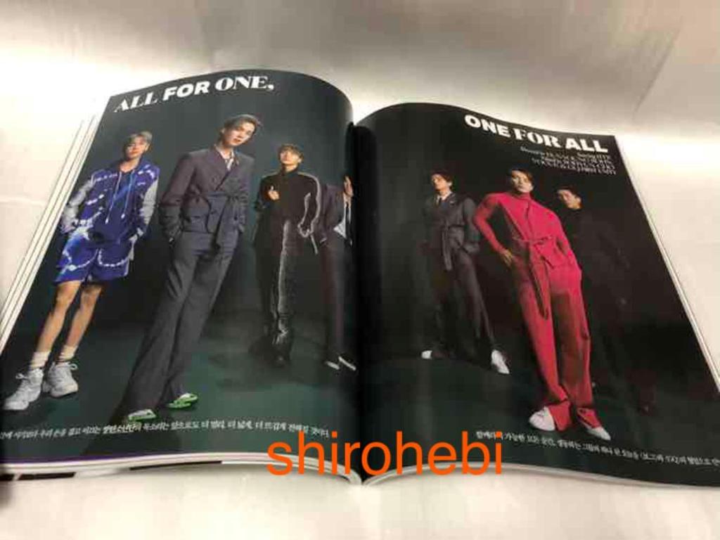 [USED] BTS VOGUE KOREA January 2022 Issue with Japanese Translation