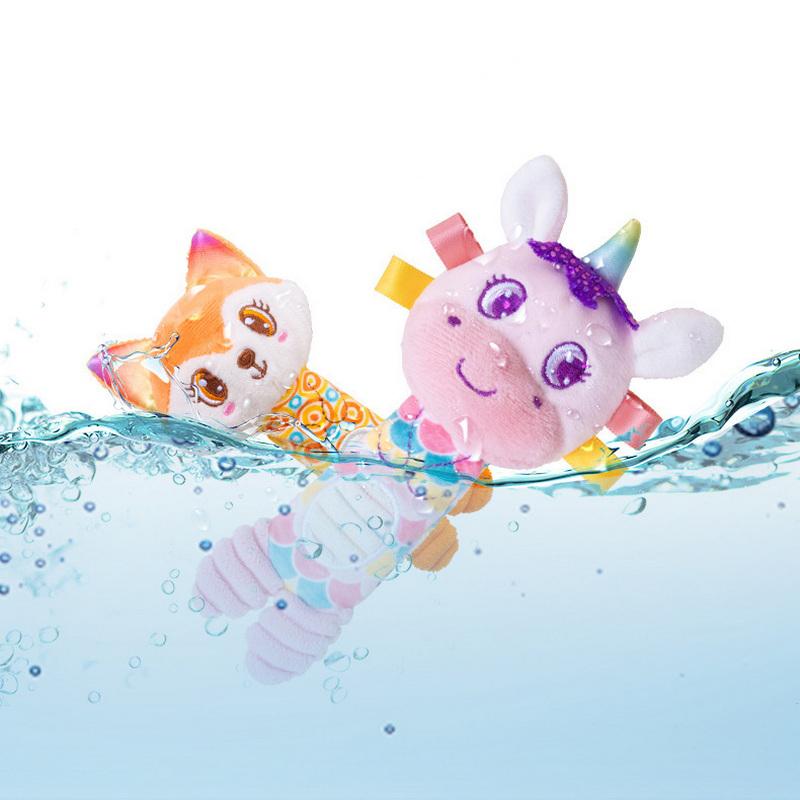 1Pc Toddler Plush Sleep Soother Toy Stuffed Doll For Toddler Sleep Soothers Toy Developmental Hand Grip Toy For Kids