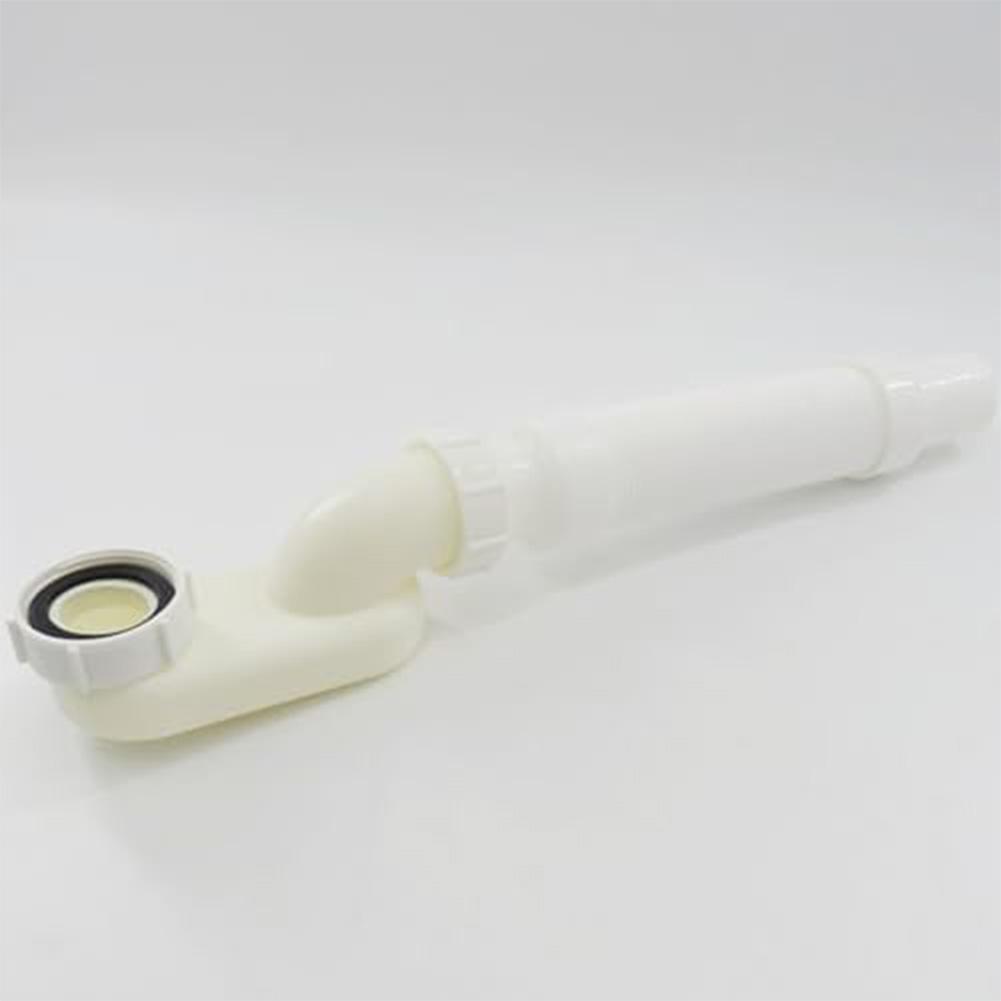 Tubo di scarico regolabile in lega di zinco per lavabo da bagno, vasca da bagno, con lunghezza estensibile, facile installazione fai-da-te, resistente agli odori
