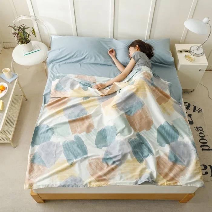 New Cotton Dirty Proof Sleeping Bag Hotel Travel Accommodation Dirty Proof Sleeping Bag