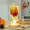 Handmade Halloween Ornaments Halloween Pumpkin Decorations Handmade Glowing Pumpkin Cute Ghost Light for Indoor Home