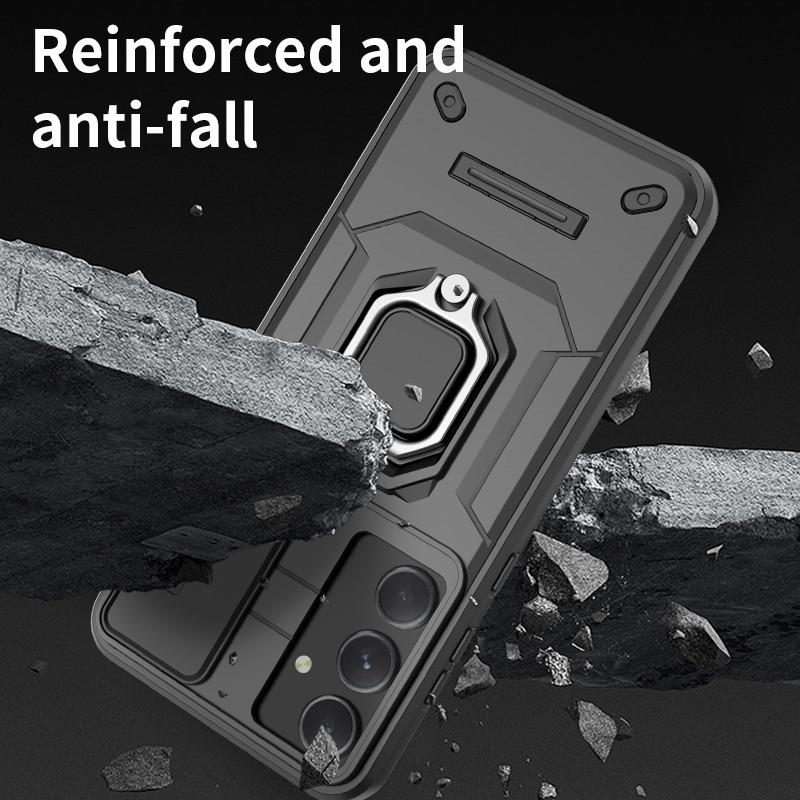 Für Samsung Galaxy A55 Hülle Für Samsung A15 A25 A35 A55 5G Hülle Linsen Schiebefenster Schutz Armor Stoßfest Halter Bumper